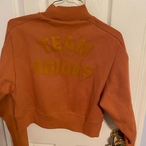 New adidas cropped crew/turtleneck